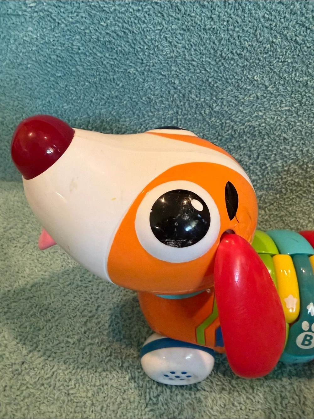 Lot of 2 Interactive Toy Dogs: VTech Pull Along & Winfun Rainbow Pup Educational
